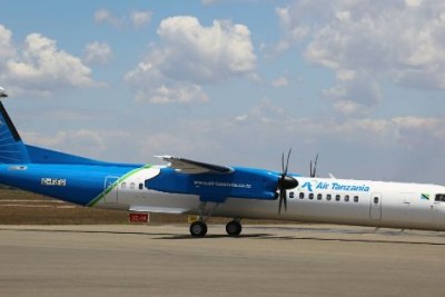 Air Tanzania Company Limited planes arrives in Dar es Salaam.
