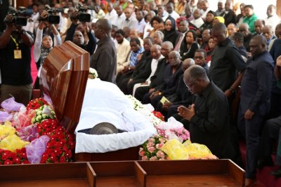 Former cabinet Minister Joseph Mungai's funeral.