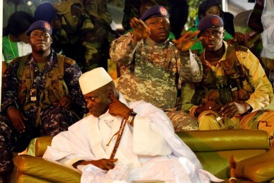 Le Président Yahya Jammeh .