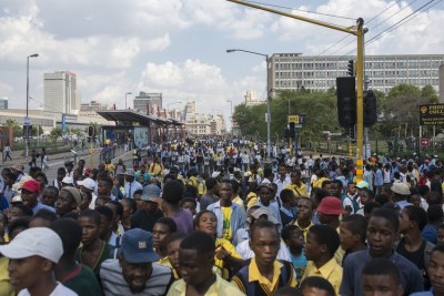 Students March on Johannesburg Mayor