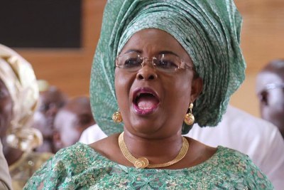 Patience Jonathan alleges threats to life.