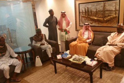 Saudi officials visit brutalised Nigerian pilgrims.