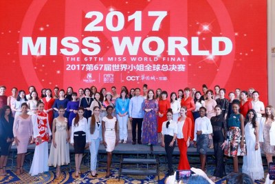 Miss World contestants.