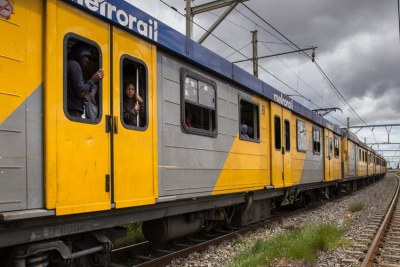Metrorail train at Nyanga train station in Cape Town (file photo).