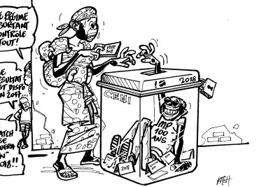 Caricature sur la loi électorale en RDC