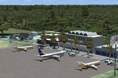 Victoria Falls Airport.