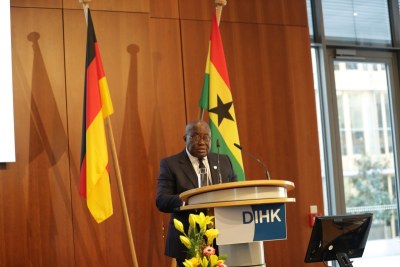 President Nana Akufo-Addo in Germany.