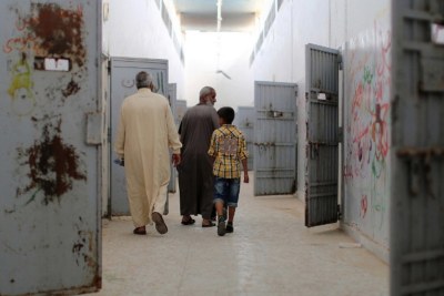 Aperçu des cellules de la prison d'Abu Salim, en Libye.Des milliers d'hommes, de femmes et des enfants sont détenus dans des conditions « horribles » en Libye par des groupes armés, selon le nouveau rapport conjoint du Bureau des droits de l'homme de l'ONU et de la Mission d'appui des Nations Unies en Libye (MANUL