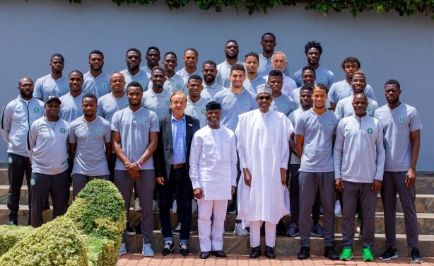 Buhari Hosts Super Eagles Ahead of 2018 Fifa World Cup