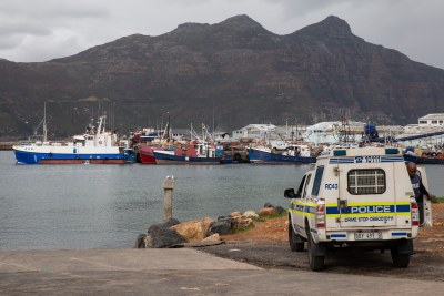 Hout Bay was quiet today as divers continued their search for the body of Deurick Van Blerk.