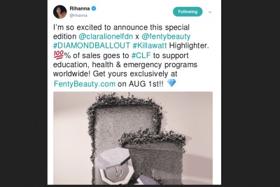 Fenty Beauty launches a highlighter for a great cause.