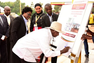 President Yoweri Museveni launches a new anti-corruption campaign.