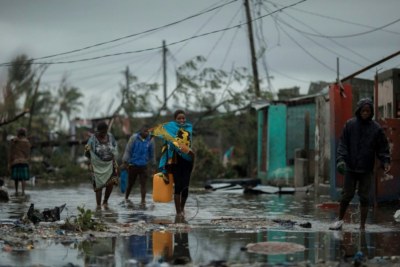 Praia Nova Village was one of the most affected neighborhoods in Beira. Being a located on the coast, this shanty town of loosely built homes were extremely vulnerable to the high winds and rain. Following the cyclone families are returning trying to pick up the pieces of their lives.