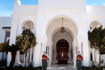 Entrée du Palais présidentiel à Alger