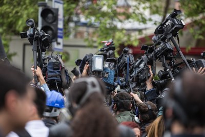 Press, media, cameras