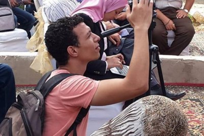 Le blogueur Mohamed Ibrahim Radwan, dit Mohamed “Oxygen”.