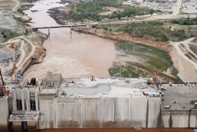 Under construction - the Grand Ethiopian Renaissance Dam