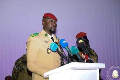 Colonel Mamadi Doumbouya (file photo).