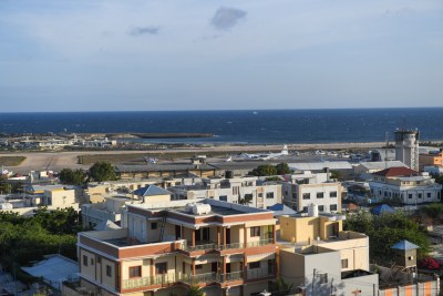 An view of Aden Abdulle International airport in Mogadishu, Somalia in January 2022.