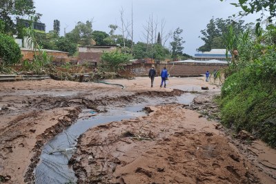 Flood damage in Pinetown KwaZulu-Natal