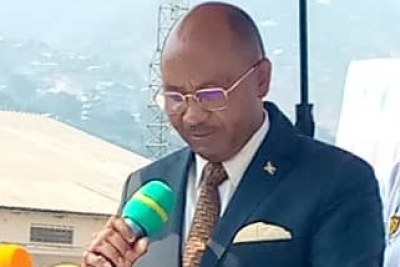 Alain-Guillaume Bunyoni, lors de l’ouverture de la semaine dédiée à l’assurance, à Bujumbura, sur le boulevard de l’Indépendance