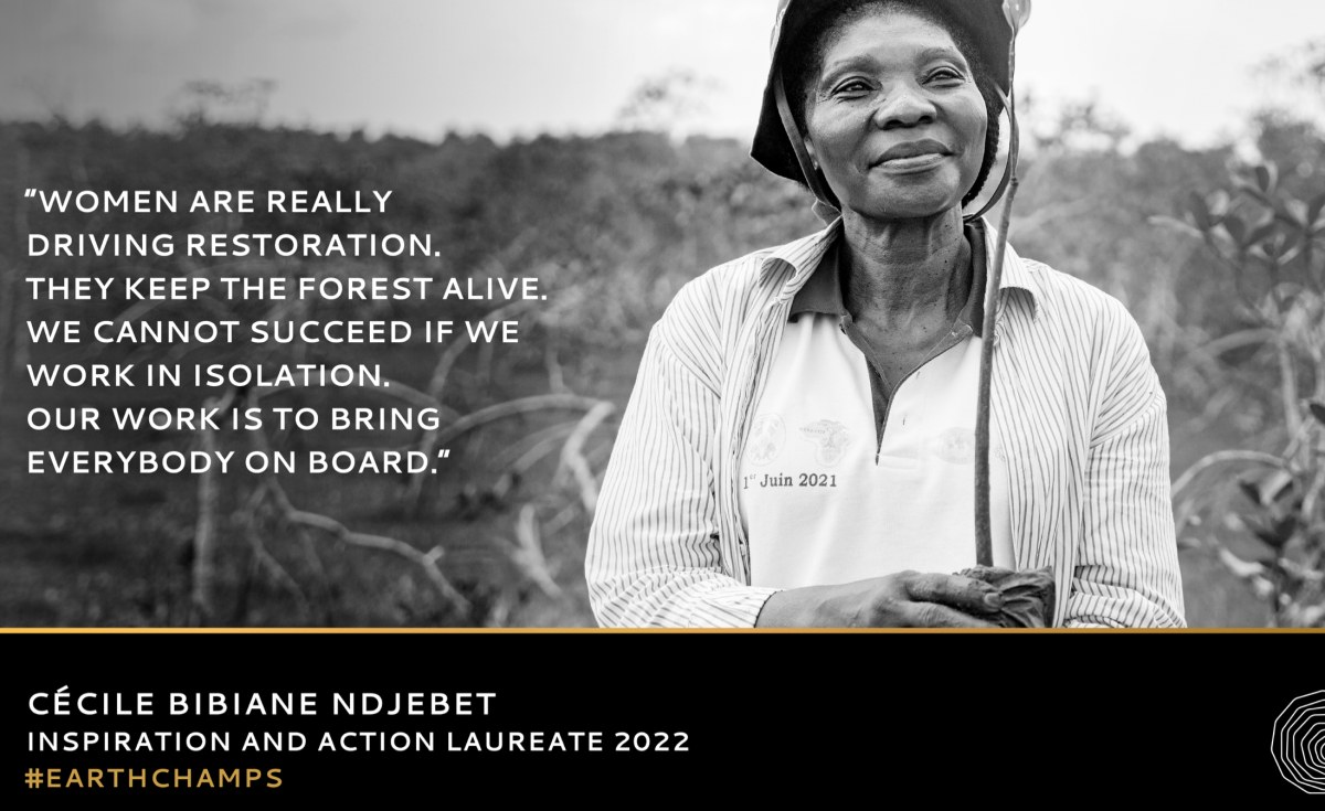 A Champion Who Pushes for Women's Land and Forest Rights #AfricaClimateHope