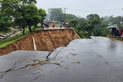 Cyclone Freddy caused extensive damage to roads and infrastructure in Malawi.