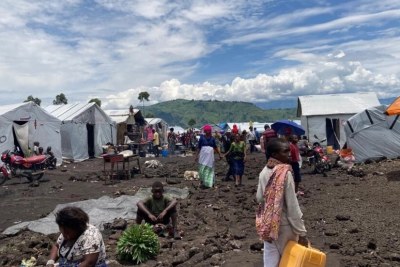 MSF Cholera Center in Bulengo IDP camp near Goma, North Kivu, DRC, March 18, 2023.