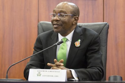 Nigeria’s Suspended Central Bank Governor Godwin Emefiele.