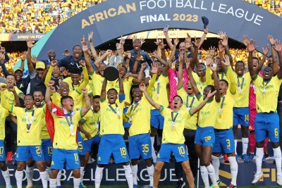 À jamais les premiers ! Grâce à leur victoire 2-0 face au Wydad Casablanca, les Sud-africains s’emparent du premier trophée de l’AFL, dimanche.