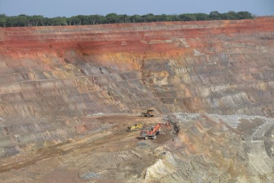 Mine de cuivre de Kansanshi en Zambie (Illustration)