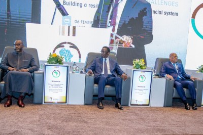 Conférence internationale de la Bceao sur le rôle des banques centrales face au défi du changement climatique avec la présence du Premier ministre Amadou Ba et le Gouverneur de la Bceao Jean Claude Kassi Brou