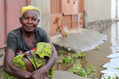 A woman from Bujumbura, Burundi, is living with a relative after her home was destroyed by flooding. (file photo)