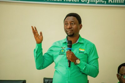L'opposant rwandais Dr.Frank Habineza