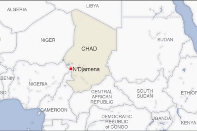 Chad map.