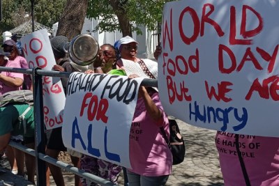 World Food Day protest